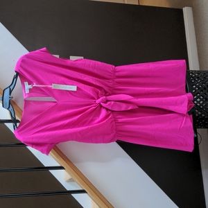 She + Sky Hot Pink Romper